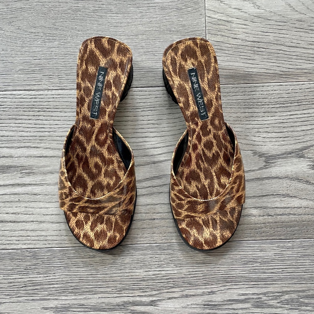 Sandals in vegan leather by Nine West